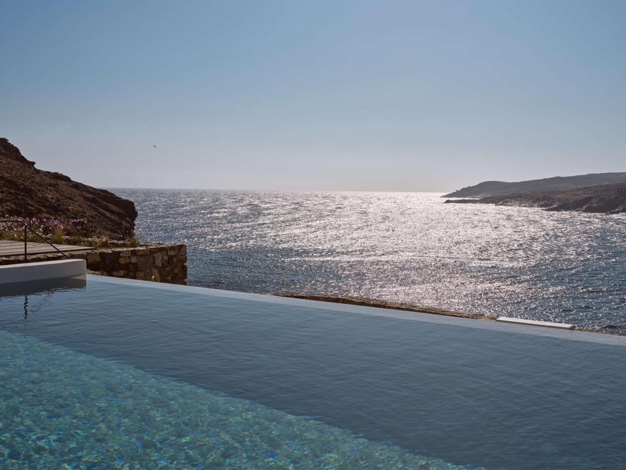 Semeli Coast Mykonos Curio Collection By Hilton Hotel Merchia Beach Exterior foto