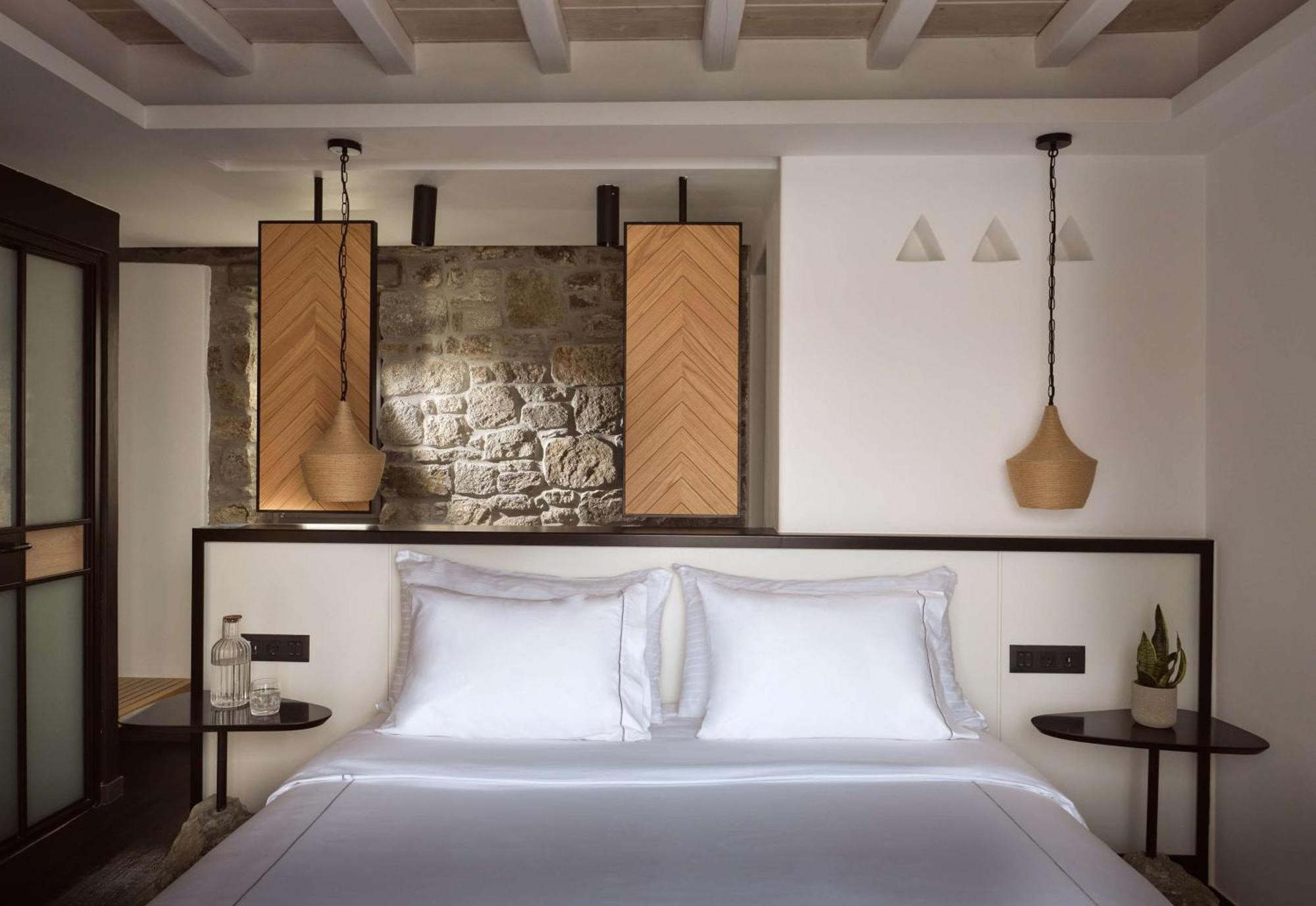 Semeli Coast Mykonos Curio Collection By Hilton Hotel Merchia Beach Exterior foto