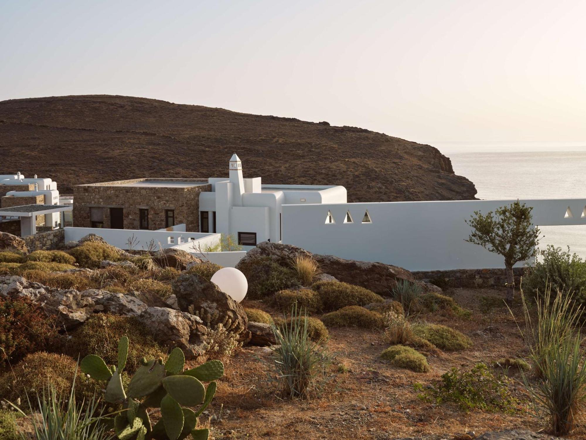 Semeli Coast Mykonos Curio Collection By Hilton Hotel Merchia Beach Exterior foto