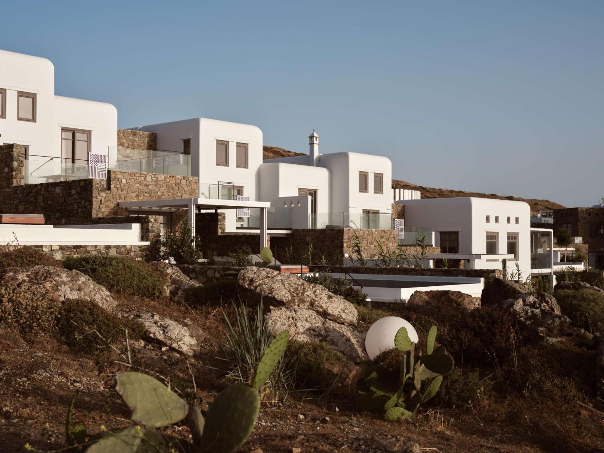 Semeli Coast Mykonos Curio Collection By Hilton Hotel Merchia Beach Exterior foto