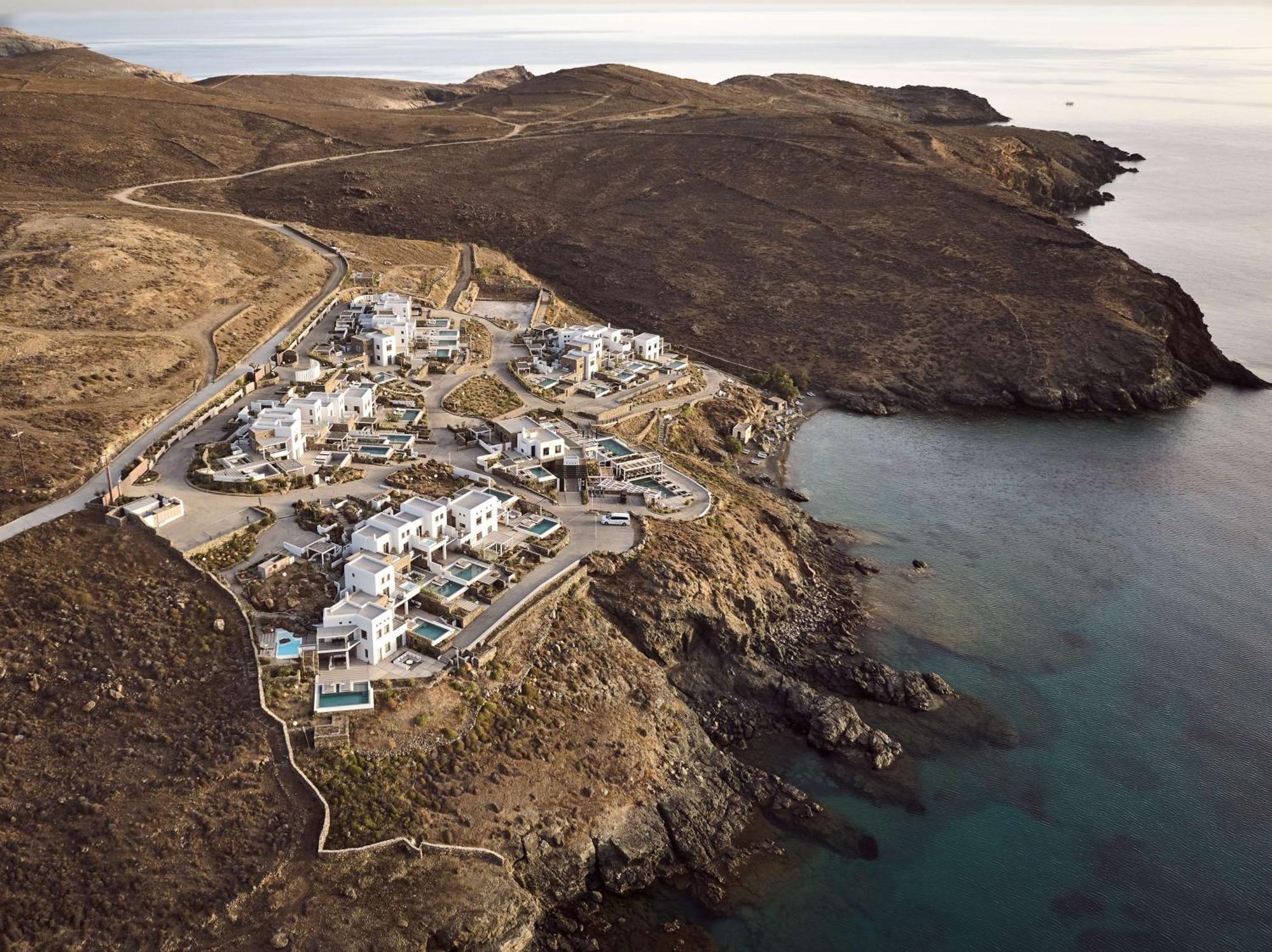 Semeli Coast Mykonos Curio Collection By Hilton Hotel Merchia Beach Exterior foto