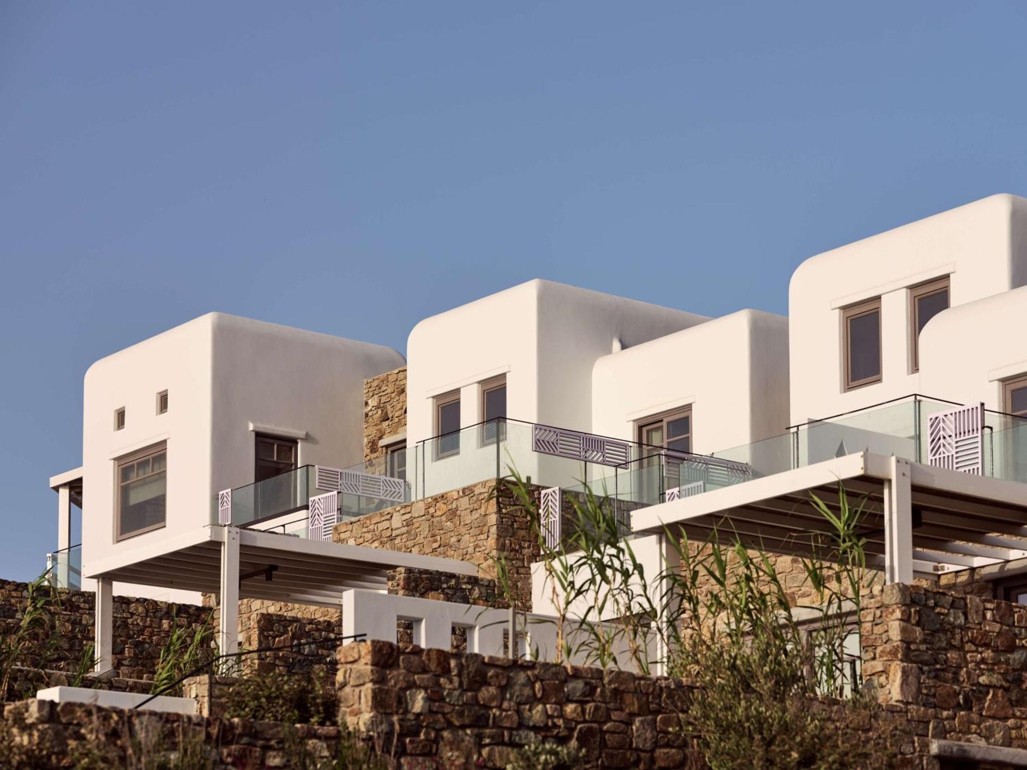 Semeli Coast Mykonos Curio Collection By Hilton Hotel Merchia Beach Exterior foto