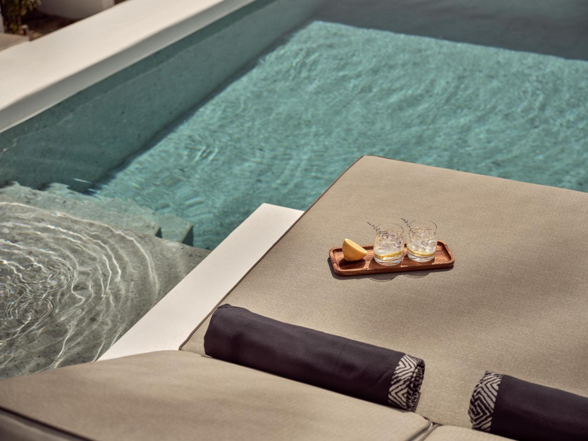Semeli Coast Mykonos Curio Collection By Hilton Hotel Merchia Beach Exterior foto