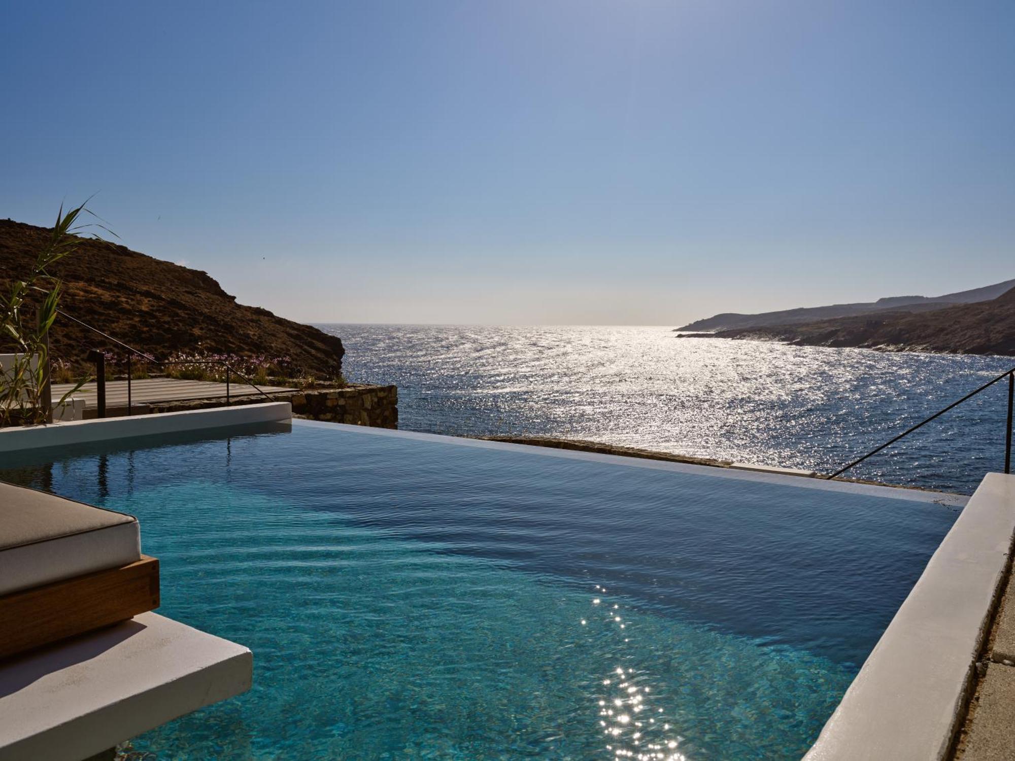 Semeli Coast Mykonos Curio Collection By Hilton Hotel Merchia Beach Exterior foto