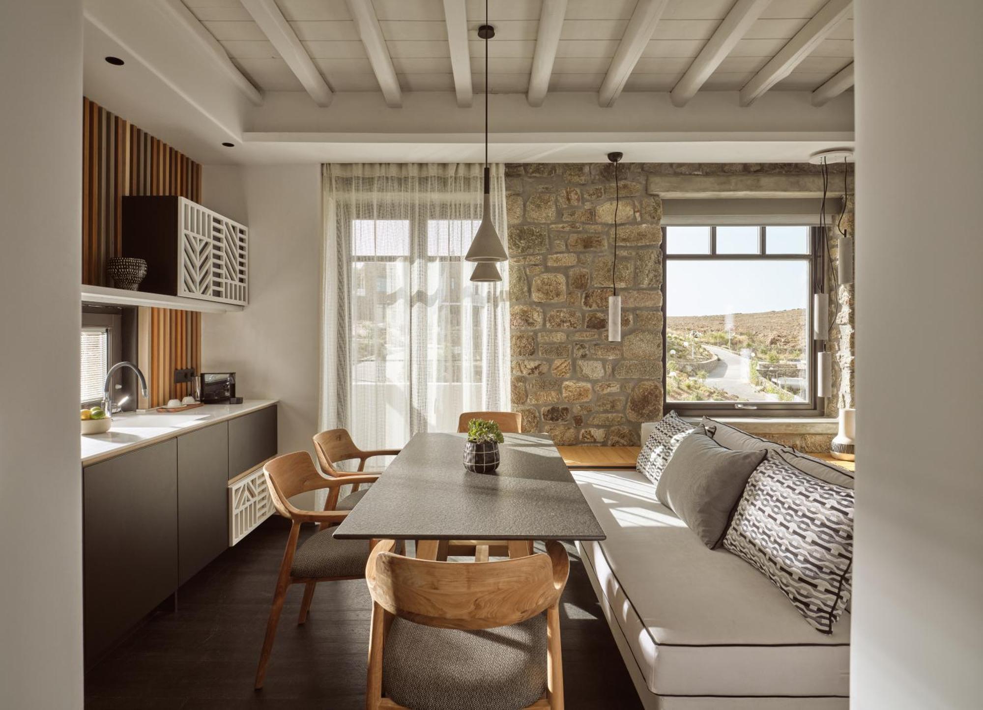 Semeli Coast Mykonos Curio Collection By Hilton Hotel Merchia Beach Exterior foto