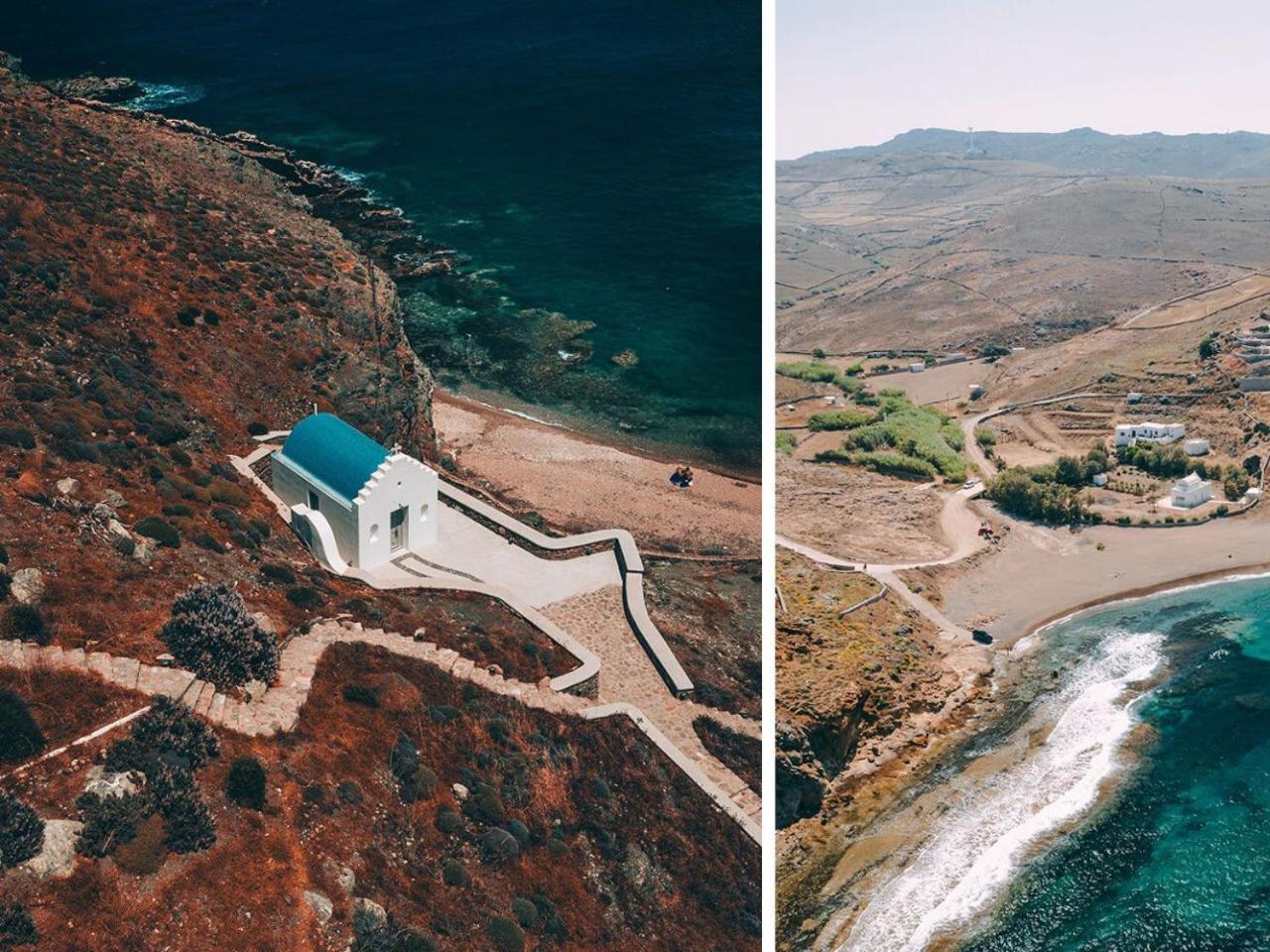 Semeli Coast Mykonos Curio Collection By Hilton Hotel Merchia Beach Exterior foto