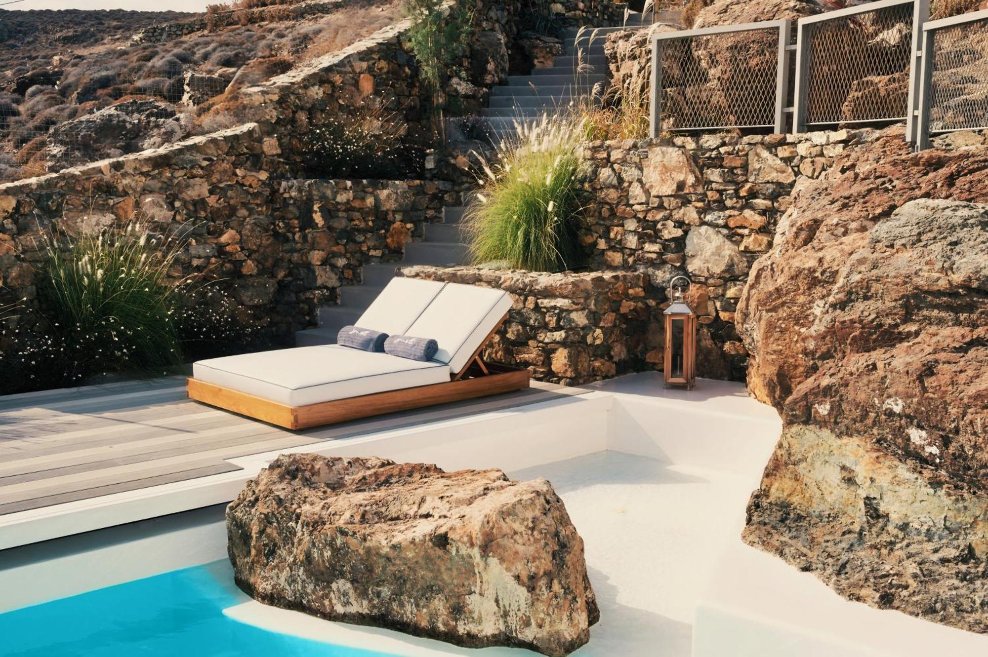 Semeli Coast Mykonos Curio Collection By Hilton Hotel Merchia Beach Exterior foto
